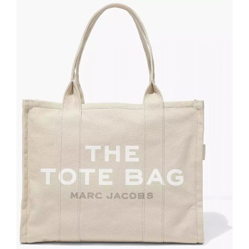 marc jacobs τσαντα shopping the large tote logo μπεζ