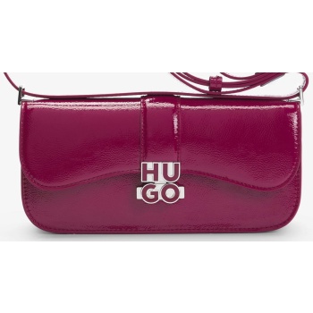 hugo τσαντα cross body melanie shbag-clossp logo ματζεντα