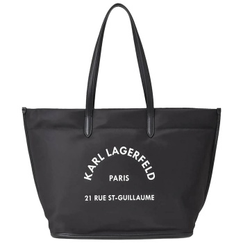 karl lagerfeld τσαντα k/square sp lg tote monogram μαυρο σε προσφορά