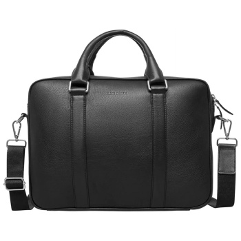 les deux computer bag single δερμα logo μαυρο σε προσφορά