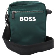 boss τσαντακι crossbody catch 3.0 ns zip πρασινο