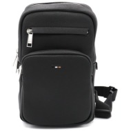 boss τσαντακι backpack ray monostrap μαυρο