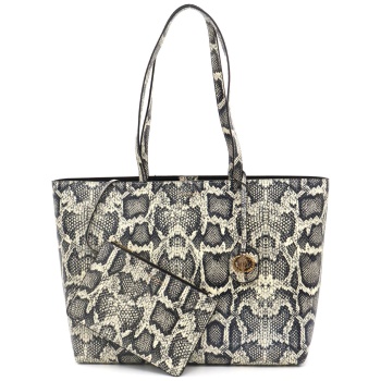 kurt geiger τσαντα chelsea shopper bag snake print