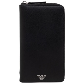 emporio armani πορτοφολι all around zip logo μαυρο σε προσφορά