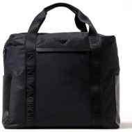 emporio armani σακος ταξιδιου logo μαυρο