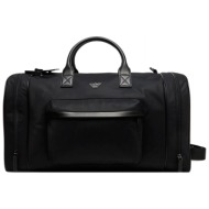 emporio armani σακος ταξιδιου logo μαυρο