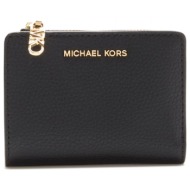 michael kors πορτοφολι empire μεταλλικο logo μαυρο