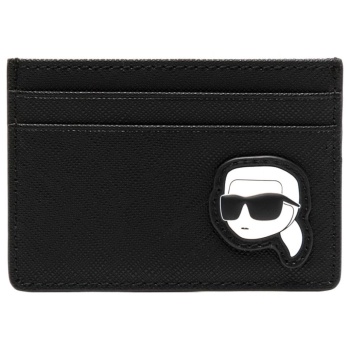 karl lagerfeld θηκη καρτων k/ikon kore cardholder μαυρο