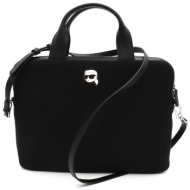 karl lagerfeld τσαντακι laptop k/ikon neopren μαυρο