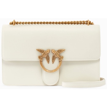 pinko τσαντα love one classic dc vitello seta logo