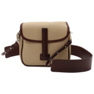 max mara weekend τσαντα crossbody gapnew δερματινες λεπτομερειες μπεζ-καφε