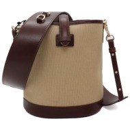 max mara weekend τσαντα crossbody vasaio δερματινες λεπτομερειες μπεζ-καφε