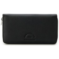 karl lagergeld πορτοφολι logo zip μαυρο