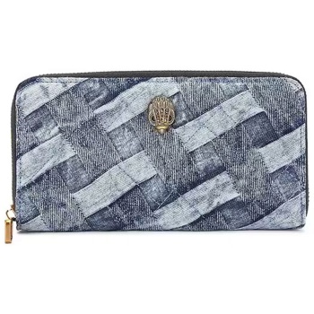 kurt geiger πορτοφολι kensington zip around tzin logo denim