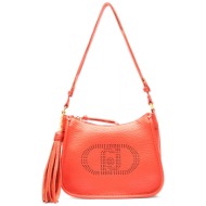 liu jo τσαντα cross body s hobo ama κοραλι