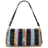 kurt geiger tσαντα crossbody /ωμου long kensington bag aλυσιδα σχεδια πουλιες logo πολυχρωμο