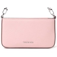 michael kors τσαντακι crossbody/xeiρος bryant αλυσιδα logo ροζ