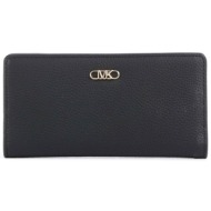 michael kors πορτοφολι lg slim snap μεταλλικο logo mayρο