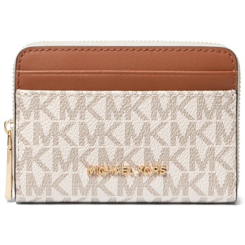 michael kors πορτοφολι jet set all over logo mπεζ/ταμπα σε προσφορά