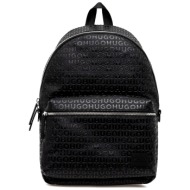 hugo τσαντα backpack ethon2.0hi_m_backp all over logo μαυρο