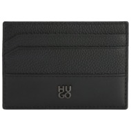 hugo θηκη καρτων quantic_cardcase μαυρο