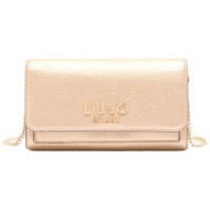 liu-jo better τσαντα crossbody logo χρυσο