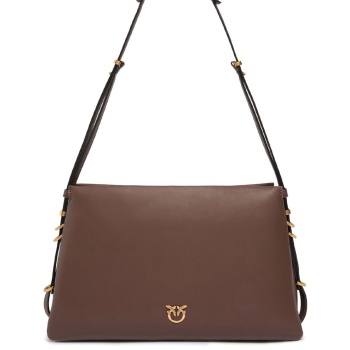 pinko τσαντα triplet vitello morbido καφε σε προσφορά