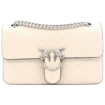 pinko τσαντα love one light mini vitello wrinkle flat σε προσφορά