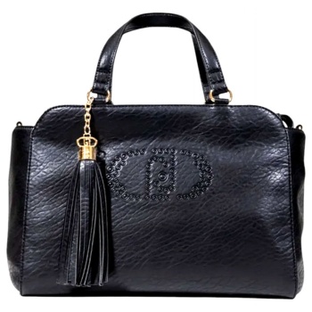 liu-jo better τσαντα ωμου/cross body logo μαυρο σε προσφορά