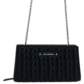 karl lagerfeld τσαντα/πορτοφολι crossbody weave cb wallet σε προσφορά