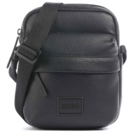 hugo τσαντακι crossbody new ethon hi_ns zip logo μαυρο