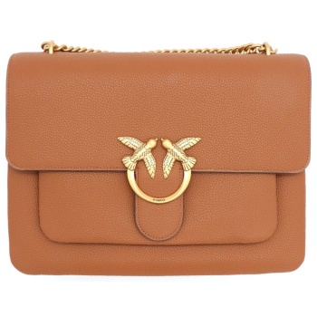 pinko τσαντα love soft big pelle bottalata καφε σε προσφορά