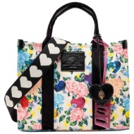 kurt geiger tσαντα crossbody/χειρος southbank tote φλοραλ ιμαντας logo πολυχρωμο