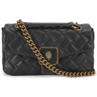 kurt geiger τσαντα crossbody/ωμου pimlico bag kaπιτομε αλυσιδα logo μαυρο