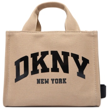 dkny τσαντα χειροσ/crossbody tote logo μπεζ