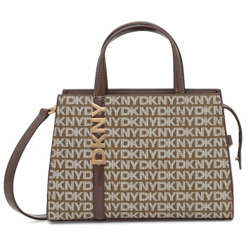 dkny τσαντα χειροσ/crossbody avril sm satchel all over logo