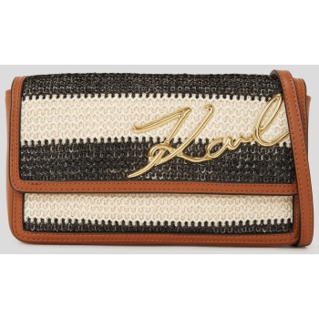 karl lagerfeld τσαντα k/signature 2.0 cb pouch raff logo σε προσφορά