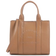 karl lagerfeld τσαντα xeiροσ/crossbody k/rsg pebble mini square tote logo καμηλο
