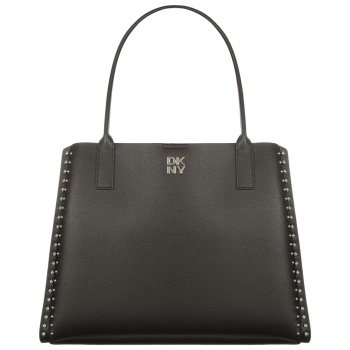 dkny τσαντα ωμου josie tote τρουκς logo μαυρο σε προσφορά