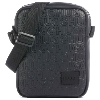 hugo τσαντακι crossbody ethon2.0hi_mn_ns zip all over logo