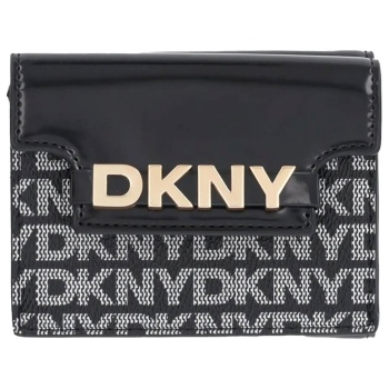 dkny πορτοφολι avril all over logo μαυρο σε προσφορά