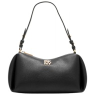 dkny τσαντα ωμου remy logo μαυρο