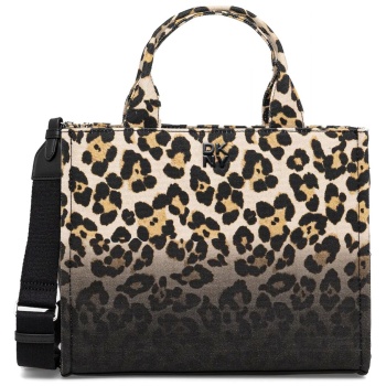 dkny τσαντα χειροσ/crossbody hadlee medium logo λεοπαρ σε προσφορά
