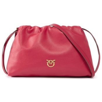 pinko τσαντακι mini clutch vitello morbido κοκκινο σε προσφορά
