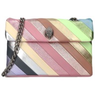 kurt geiger τσαντα crossbody/ωμου leather kensington l logo πολυχρωμο