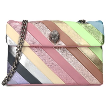 kurt geiger τσαντα crossbody/ωμου leather kensington l logo