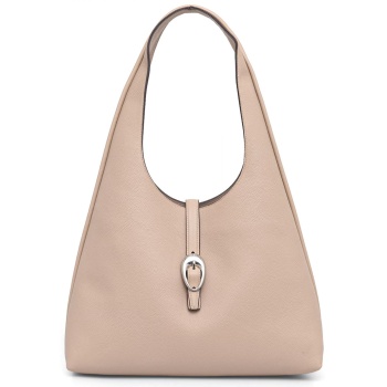 hugo τσαντα ωμου jaina_hobo μπεζ