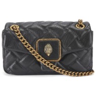 kurt geiger τσανταki crossbody/ωμου fabric mινι kensington kaπιτομε αλυσιδα logo μαυρο