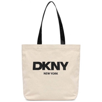 dkny τσαντα ωμου ιζζυ τοτε lοgo εκρου