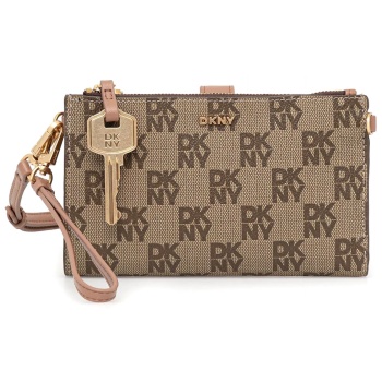 dkny τσαντακι-πορτοφολι crossbody/clutch alanna all over